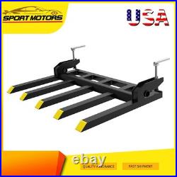 42 Durable Clamp-On Debris Fork for Tractor and Skid Steer Heavy Duty 2500 LBS