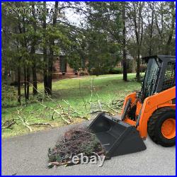 42 Durable Clamp-On Debris Fork for Tractor and Skid Steer Heavy Duty 2500 LBS