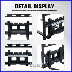 43 2000lbs Pallet Forks For Mini Skid Steer Loader Free Shipping USA Stock NEW