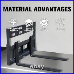 43 2000lbs Pallet Forks For Mini Skid Steer Loader Free Shipping USA Stock NEW