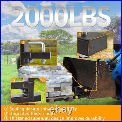 43 Clamp on Tractor Forks 2000lbs Capacity