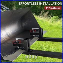 43 Heavy Duty Adjustable Forks with Stabilizer Bar for Skid Steer Tractors