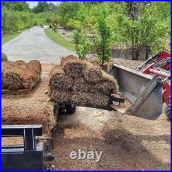 43 Heavy Duty Adjustable Forks with Stabilizer Bar for Skid Steer Tractors