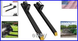 43 Heavy-Duty Skid Steer Forks 2000lbs Load Capacity for Versatile Use