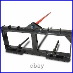 43 Tractor Hay Spear Attachment 3000 lb Capacity Skid Steer Loader Quick Tach