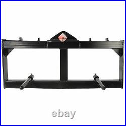 43 Tractor Hay Spear Attachment 3000 lb Capacity Skid Steer Loader Quick Tach