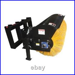 44 Small Skid Steer Hydraulic Angle Broom Sweeper