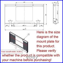 44 Small Skid Steer Hydraulic Angle Broom Sweeper