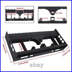 45 2500lbs Skid Steer Pallet Fork Frame for Kubota Bobcat Loaders Tractors