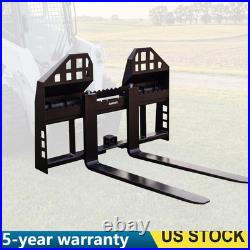 45 4000lbs Pallet Fork Frame & Blades Attachment for Skid Steer Kubota Bobcat
