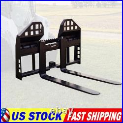 45 4000lbs Pallet Fork Frame & Blades Attachment for Skid Steer Kubota Bobcat