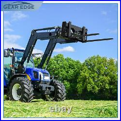 45 Pallet Fork Frame With 42 Fork Blades for Loaders Tractors Skid Steer 2500lbs