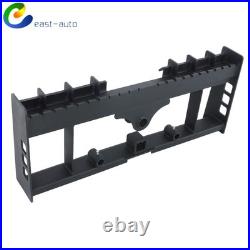 45 Skid Steer Pallet Fork Frame With Receiver Hitch 4000lbs Kubota Bobcat Tractor