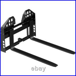 45 Skid Steer Tractor Quick Attachment Frame With 2 Receiver & 48 Blades 4000LB