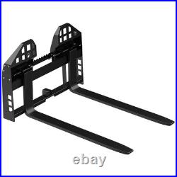 45 Skid Steer Tractor Quick Attachment Frame With 2 Receiver & 48 Blades 4000LB