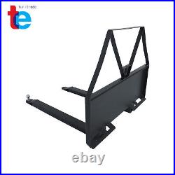 46 2600 lbs Skid Steer Forks for Tractors Loaders Quick Attach Mount Fork