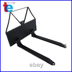 46 2600 lbs Skid Steer Forks for Tractors Loaders Quick Attach Mount Fork