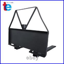 46 2600 lbs Skid Steer Forks for Tractors Loaders Quick Attach Mount Fork