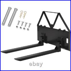 46 3200lbs Heavy Duty Quick Tach Pallet Forks Attachmemt for Tractor Skid Steer