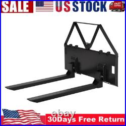 46 Heavy Duty Pallet Forks 3200lbs Quick Attach Forks for Tractor & Skid Steer