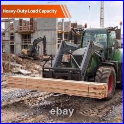 46 Pallet Fork Frame With48 Blades Quick Attach Pallet Fork for Tractors 4000LBS