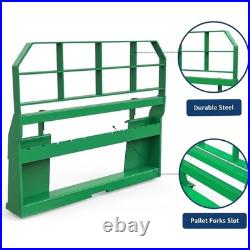 46 Skid Steer Fork Frame Quick Attach 48 in Blades Heavy-Duty Steel 4000Lbs