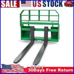 46 Skid Steer Pallet Fork Frame with48 Fork Blades for Tractors Loaders 4000Lbs