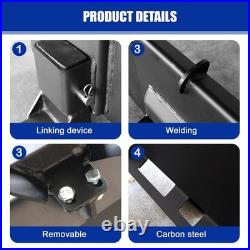 46 Skid Steer Pallet Forks, 3200 LBS Quick Attach Fork Attachment for CAT