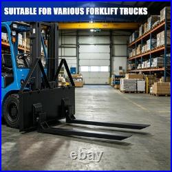 46 Skid Steer Pallet Forks, 3200 LBS Quick Attach Fork Attachment for CAT
