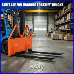46 Skid Steer Pallet Forks, 3200 LBS Quick Attach Fork Attachment for Kubota