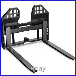 46 Skid Steer Quick Attach Frame with 2 Receiver & 48 Blades 4000LB Capacity
