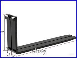 46 Skid Steer Quick Attach Frame with 2 Receiver & 48 Blades 4000LB Capacity