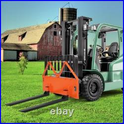 46 Skid Steer Tractor Pallet Forks 3200lbs Quick Attach Pallet Fork Loader Fork