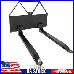 46 Skid Steer Tractor Quick Attachment Frame, 2600LBS Heavy Duty Pallet Forks
