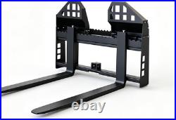 46 Skid Steer Tractor Quick Attachment Frame With 2 Receiver & 48 Blades 4000LB