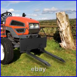 46 Tractor Pallet Fork Frame 2600LBS for Loaders Tractors Skid Steer