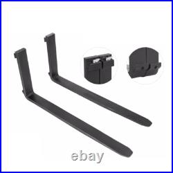 48 4000lbs Pallet Fork Blades for Kubota Bobcat Skid Tractors Loaders Steel 2X