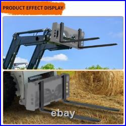 48 4000lbs Pallet Fork Blades for Kubota Bobcat Skid Tractors Loaders Steel 2X