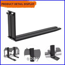 48 4000lbs Pallet Fork Blades for Kubota Bobcat Skid Tractors Loaders Steel 2X