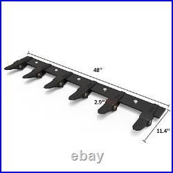 48 Bucket Tooth Kit Bolt On Design for Loader Tractor Bucket Protection Steel