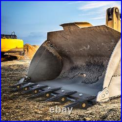 48 Bucket Tooth Kit Bolt On Design for Loader Tractor Bucket Protection Steel