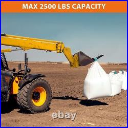 48 Heavy Duty Clamp on Debris Fork for Tractor Skid Steer Buckets Forks 2500LBS