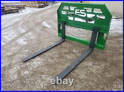 48 John Deere Quick Attach Pallet Forks JD tractor forks FREE SHIPPING