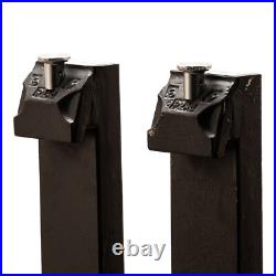 48 Pallet Fork Blades Black for Kubota Bobcat Skid Tractors Loaders 4000lbs