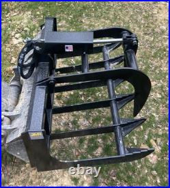 48 Root Grapple for Skid Steer/Tractor-Brush Grapple for Bobcat, Case, Cat, etc