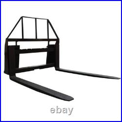 48 Skid Steer Pallet Fork Attachment Tractor Quick Attach Heavy Duty