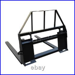 48 Skid Steer Pallet Fork Attachment Tractor Quick Attach Heavy Duty