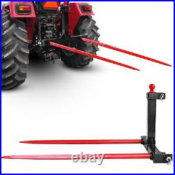 49 3000 lbs Hay Bale Spear Stabilizers Category 1 Tractor 3 Point Attachment