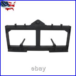 49 3000lb Heavy Duty Attach Hay Bale Spear Skid Steer Tractor Loader Quick Tach