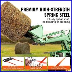49 Hay Spear Bale Spears Skid Steer Loader Tractor Attachment 3000lbs